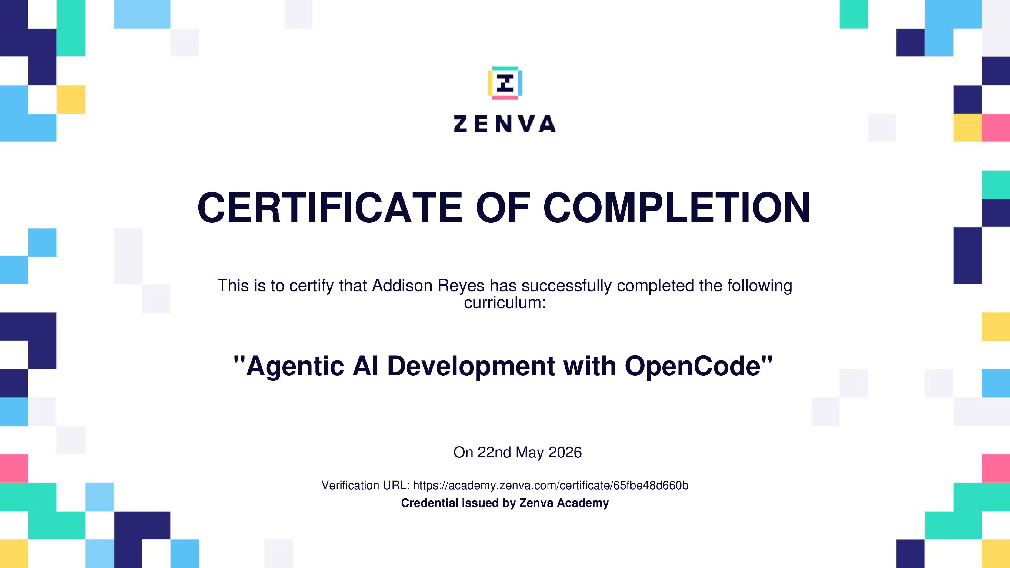 Agentic AI Development With Opencode