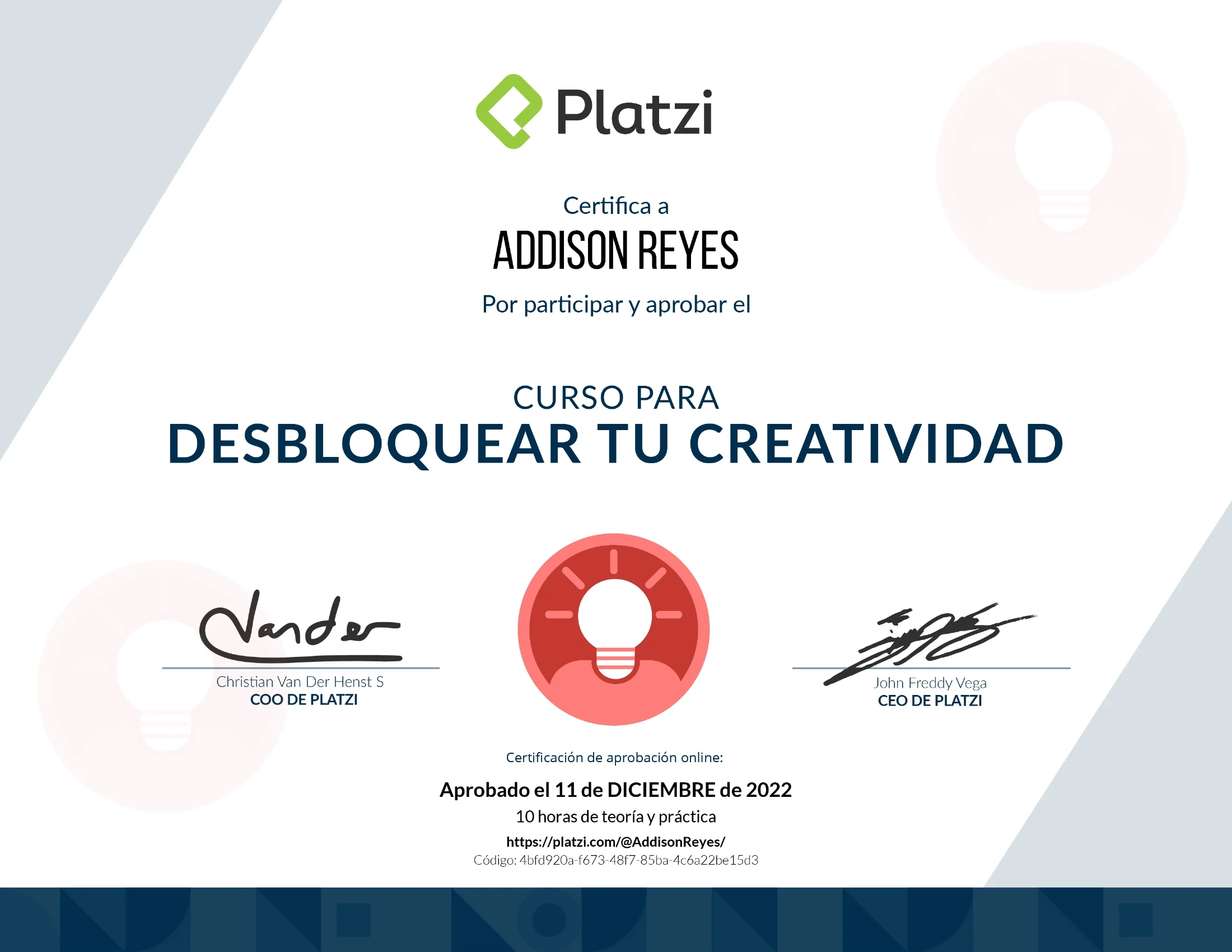 diploma desbloquea creatividad