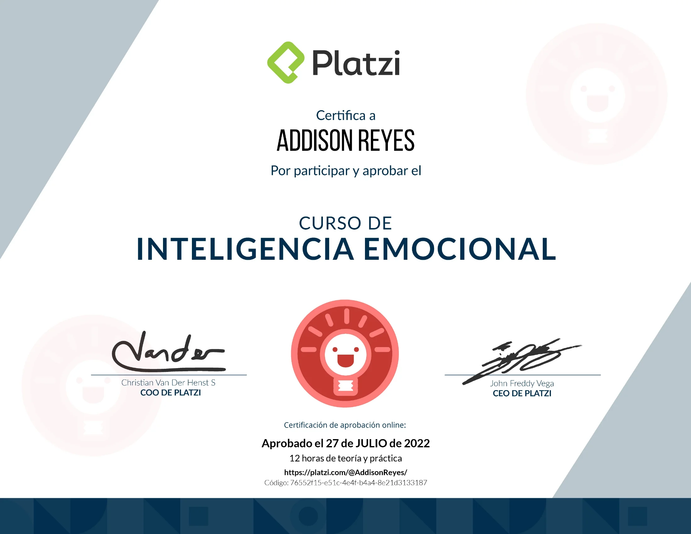 diploma inteligencia emocional