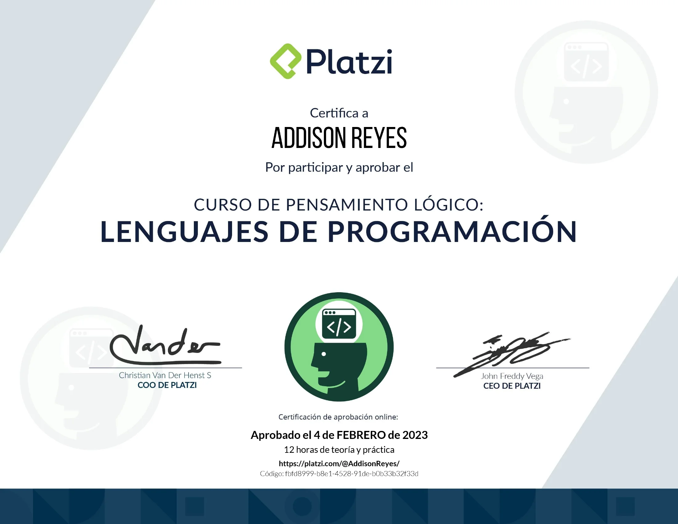 diploma pensamiento logico lenguajes 2022