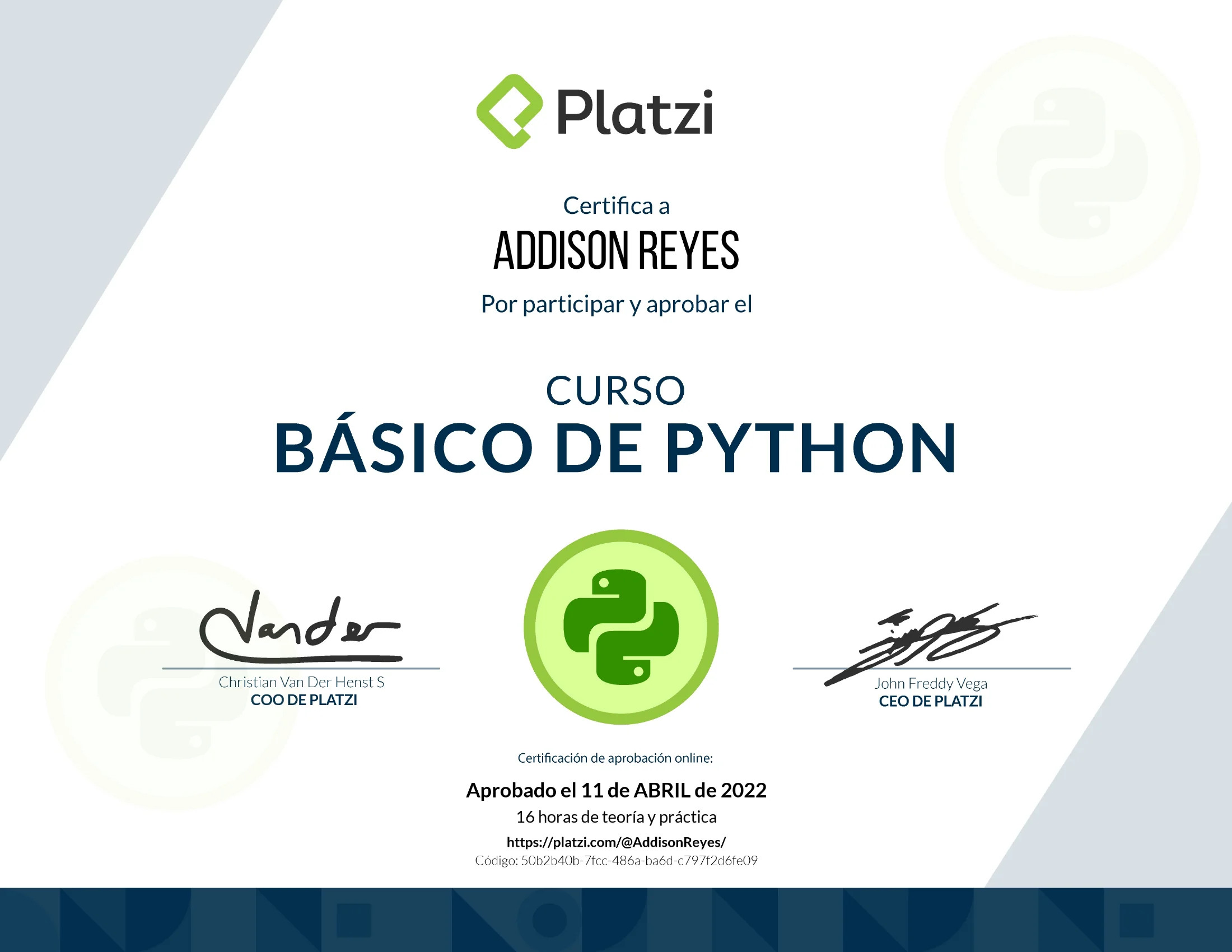 diploma python basico