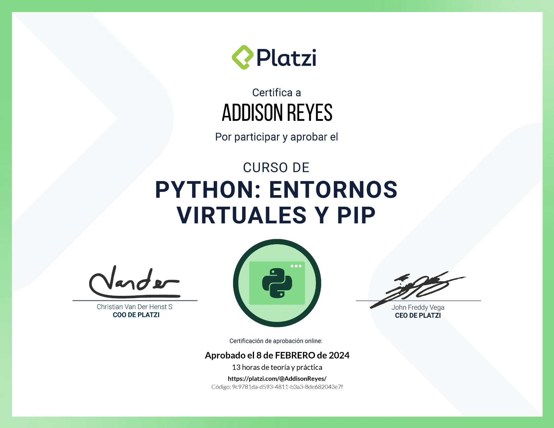 diploma python pip