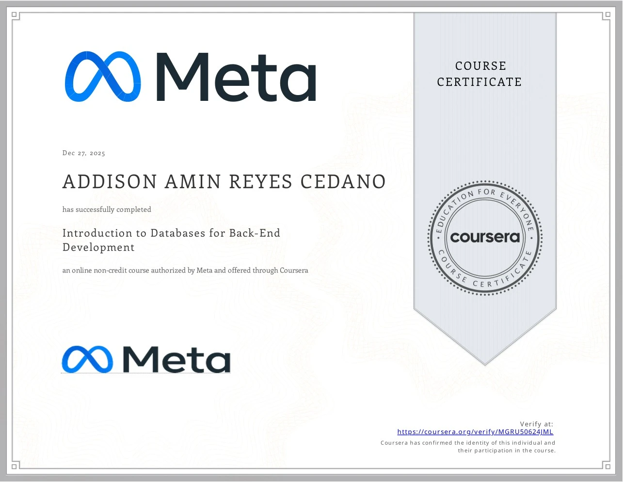 introduction to databases for backend development