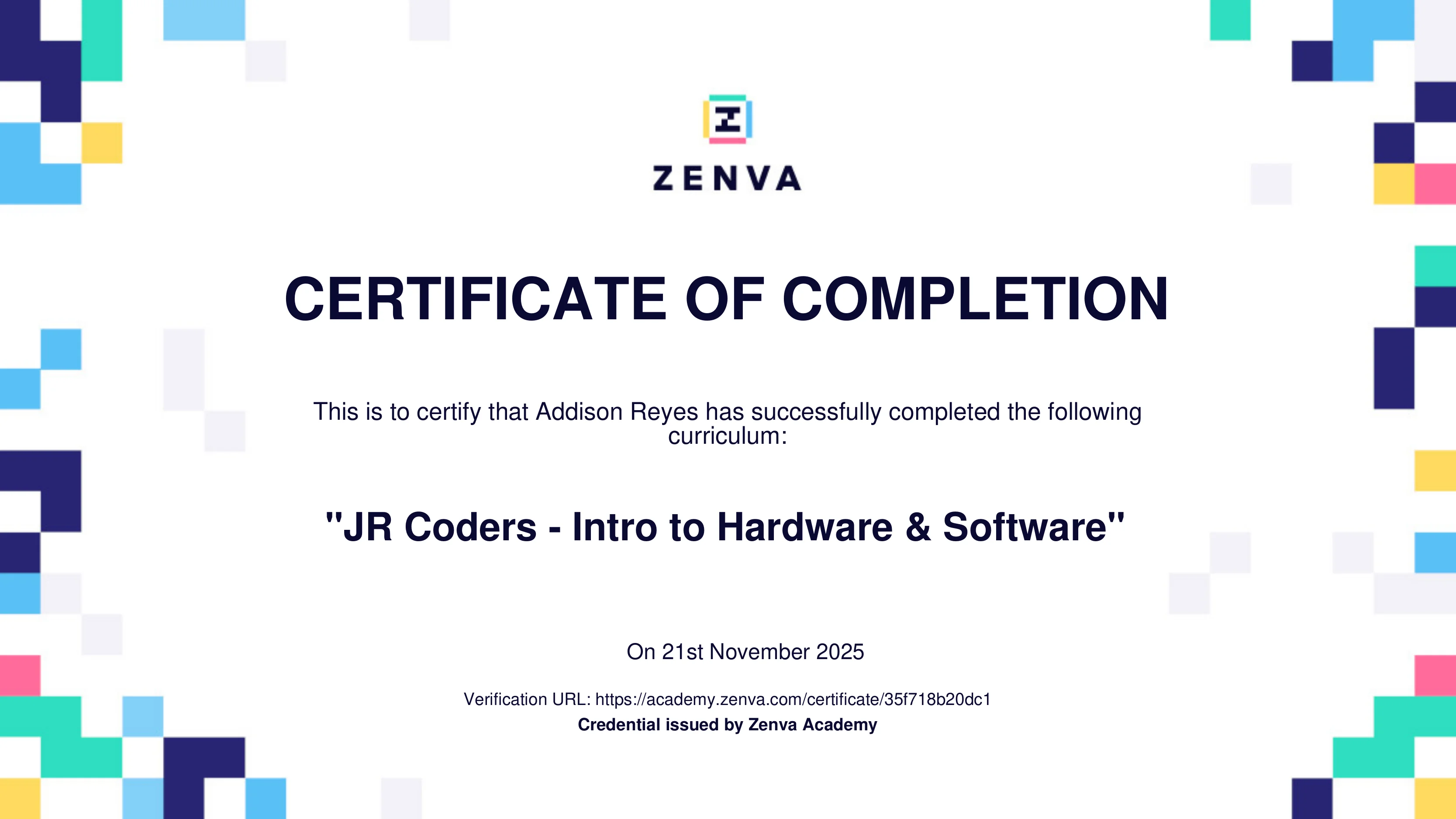jr coders intro to hardware software